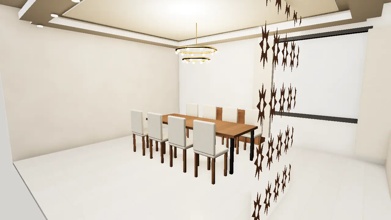 3D render: Dining Room Design