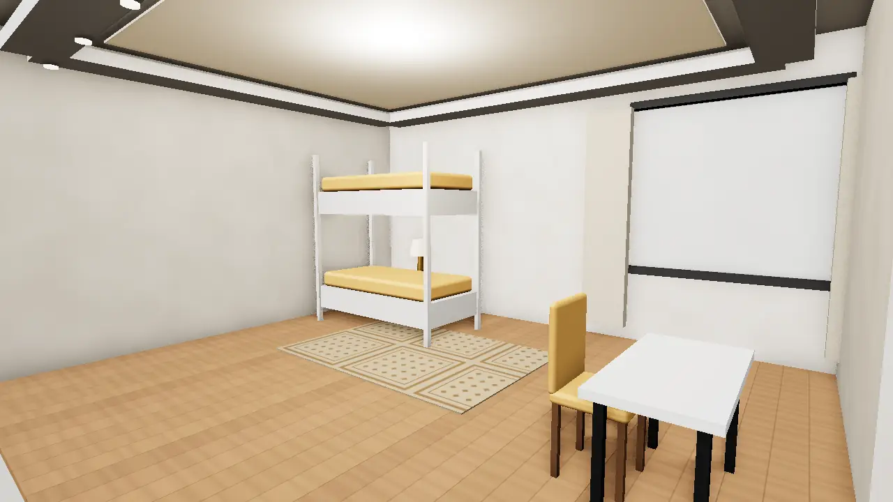 3D render: Kids Room Design