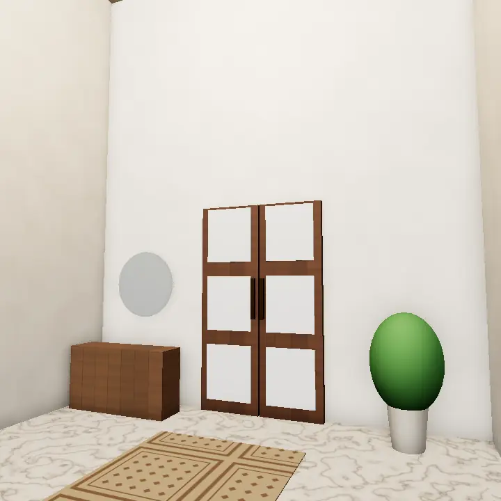 3D render: Geometric Star Inlay in 1 Kanal Foyer