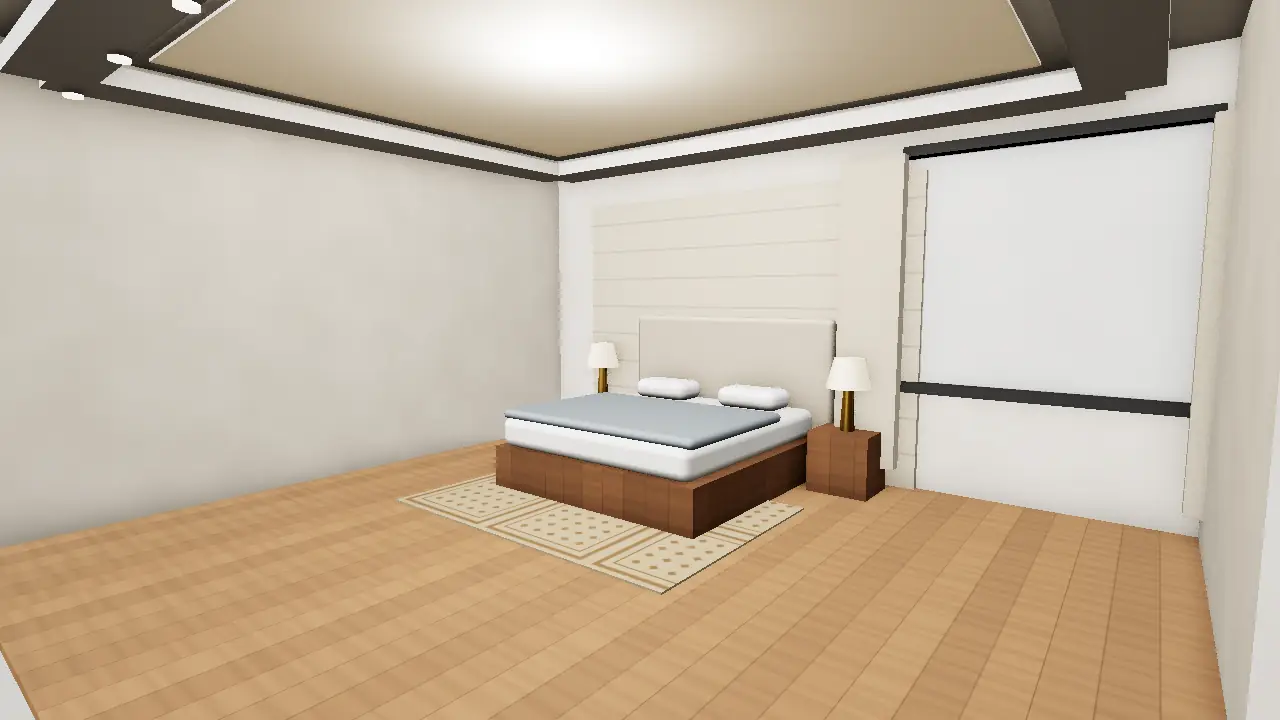 3D render: Master Bedroom Design