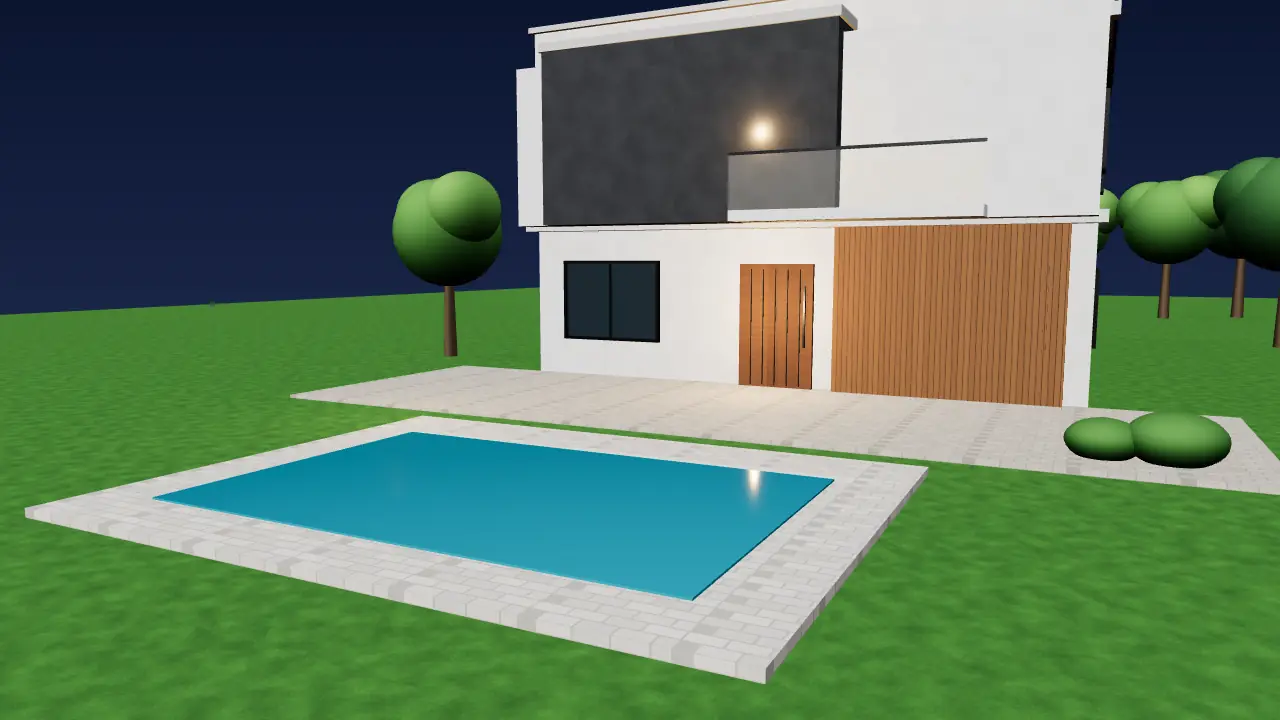 3D render: Swimming Pool Design