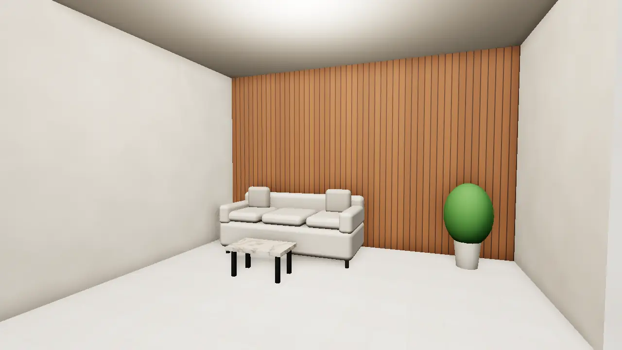3D render: Wall Paneling Design