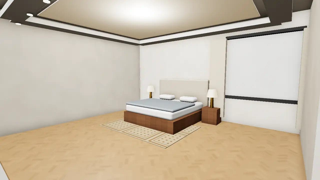3D render: Wooden Flooring Design